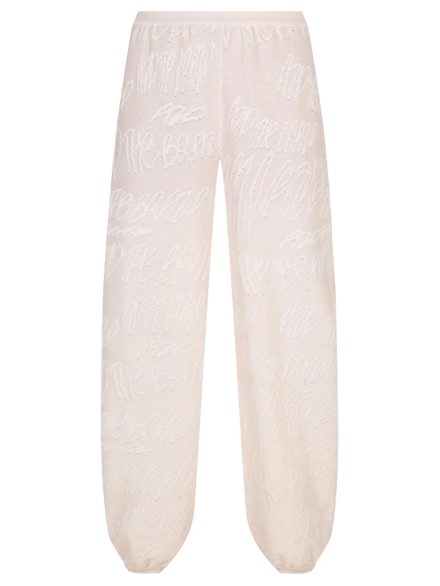 Джоггеры из хлопка и вискозы