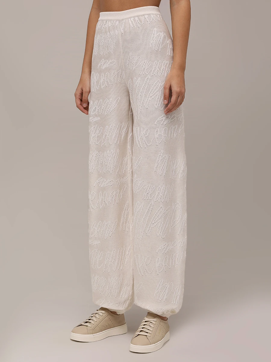 Джоггеры из хлопка и вискозы