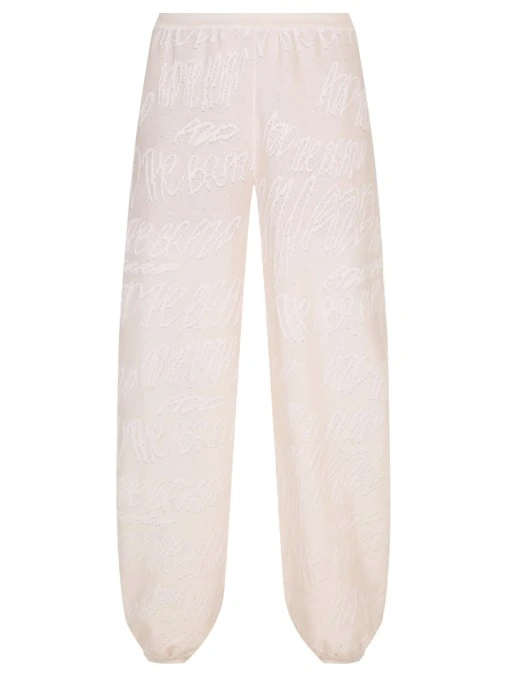 Джоггеры из хлопка и вискозы AND THE BRAND