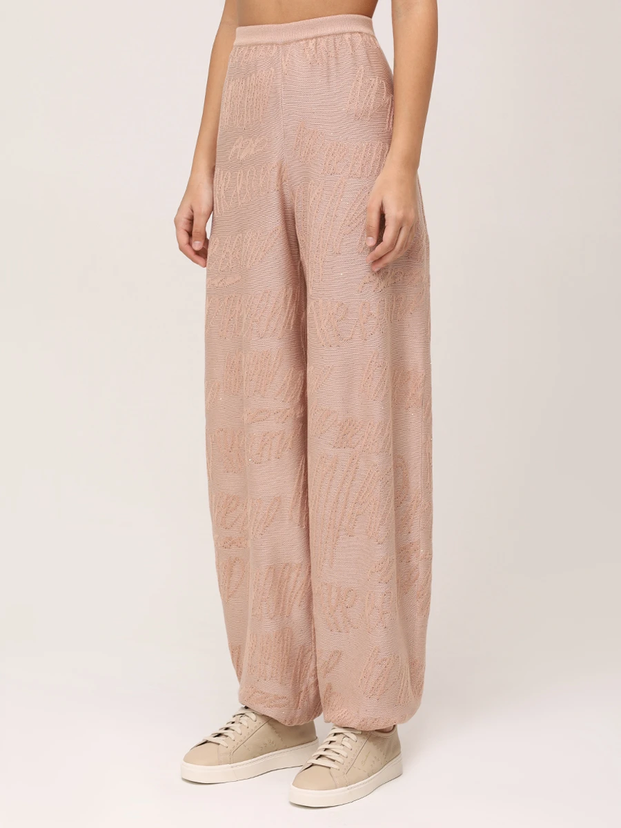 Джоггеры из хлопка и вискозы