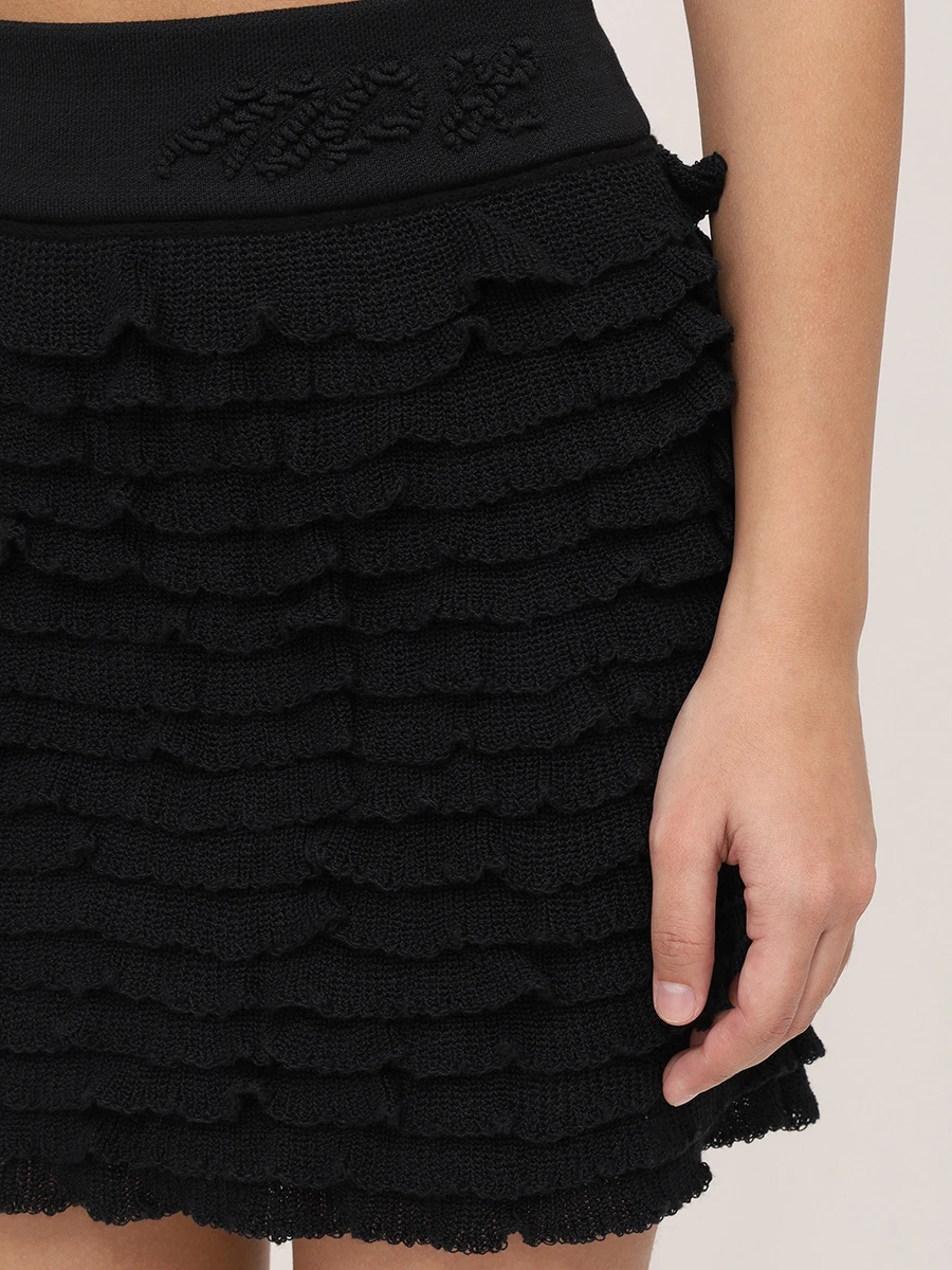 Юбка из хлопка и вискозы