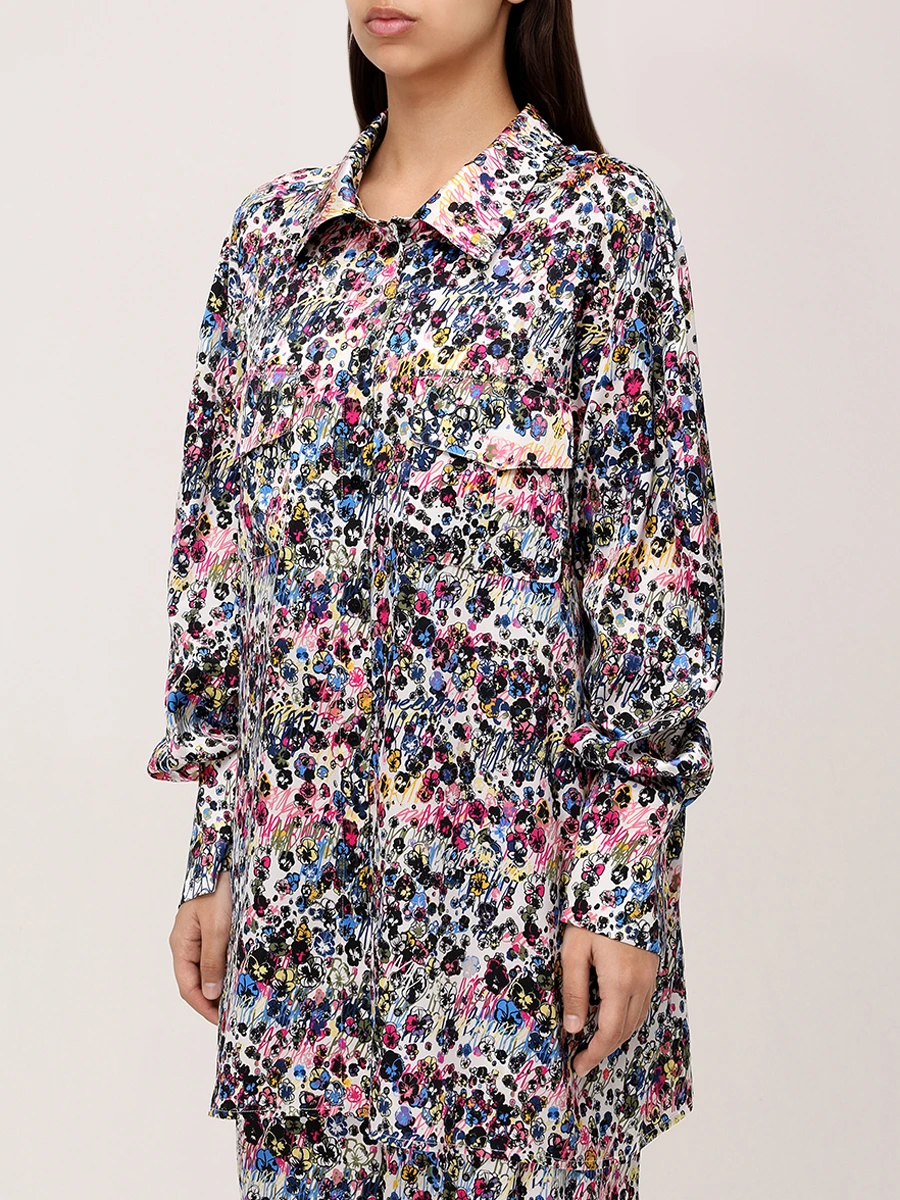 Рубашка шелковая