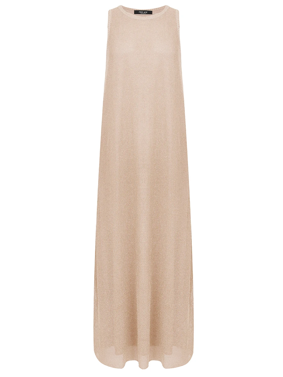 Платье из вискозы с люрексом