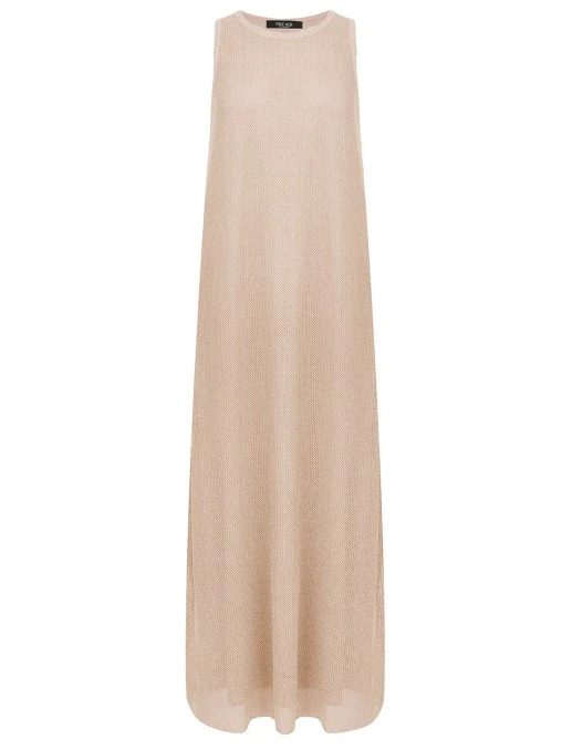 Платье из вискозы с люрексом FREE AGE