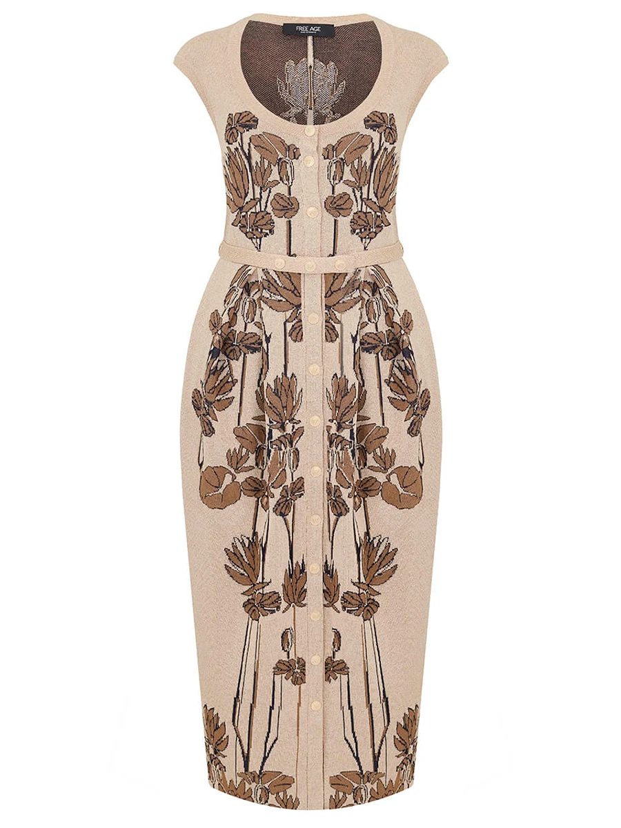 Платье из вискозы