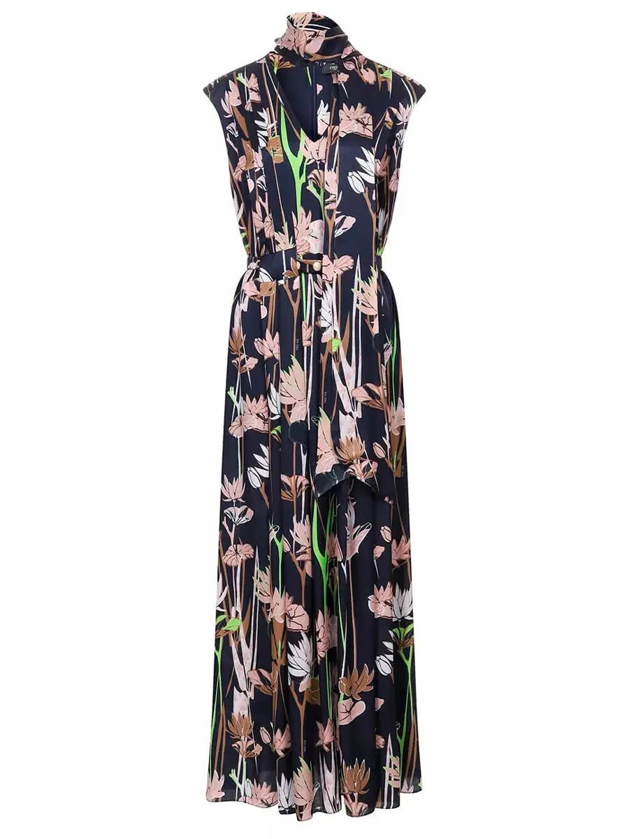 Платье из хлопка и шелка