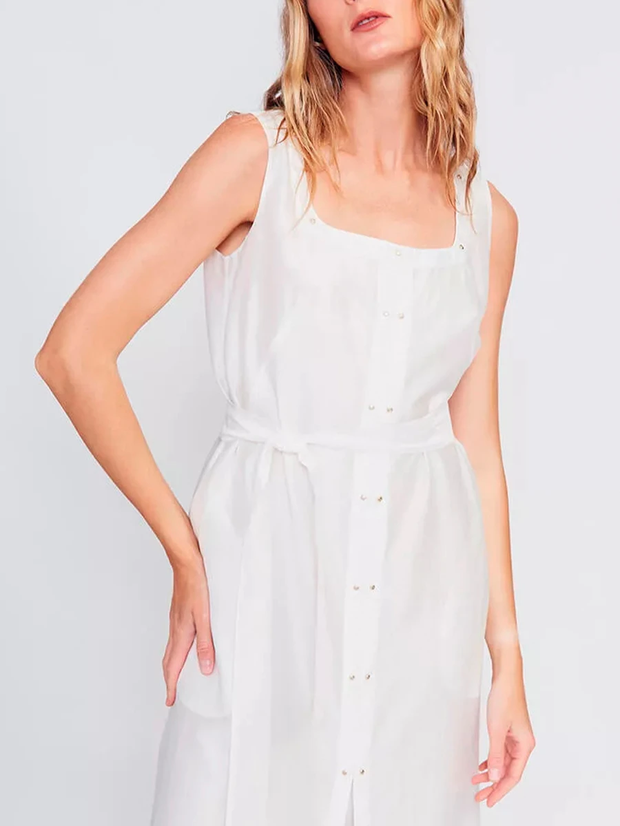 Сарафан из хлопка и тенселя