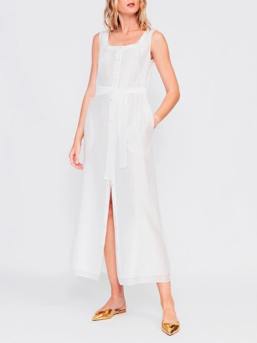 Сарафан из хлопка и тенселя FREE AGE