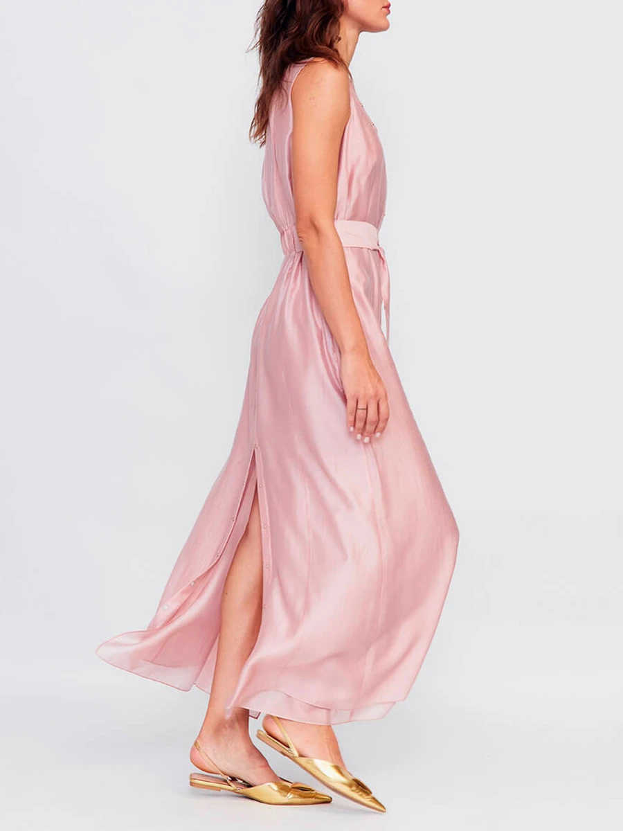 Сарафан из хлопка и тенселя