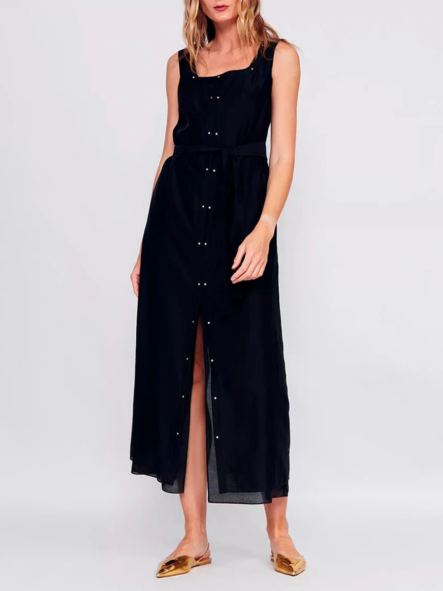 Сарафан из хлопка и тенселя