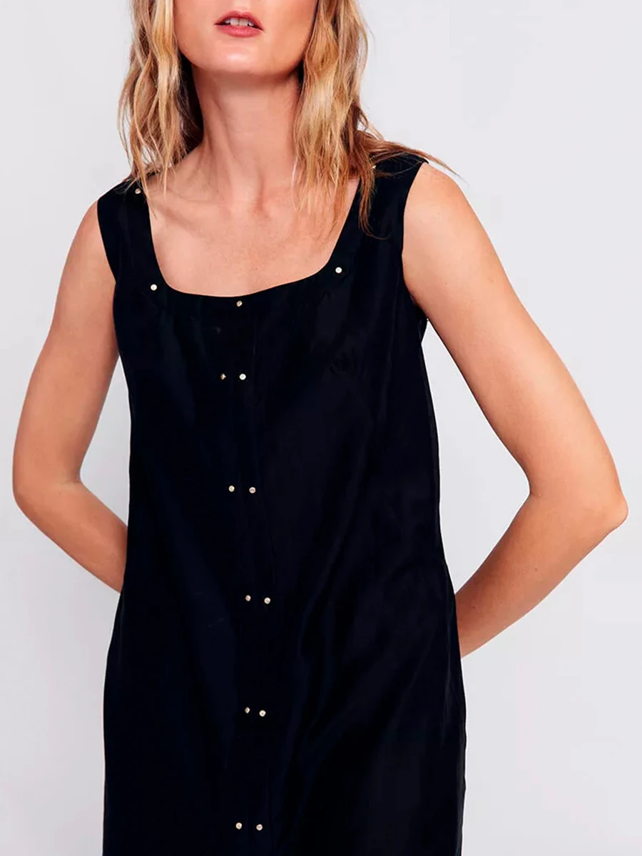 Сарафан из хлопка и тенселя