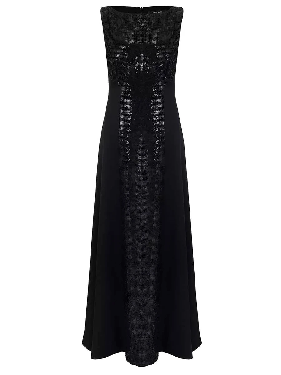 Платье атласное