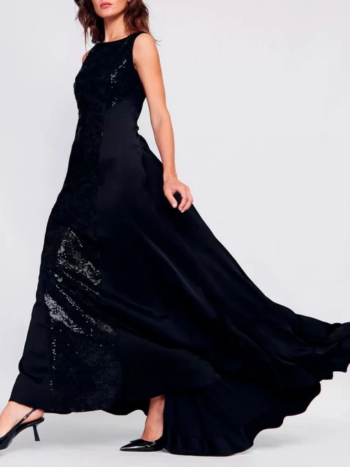 Платье атласное FREE AGE