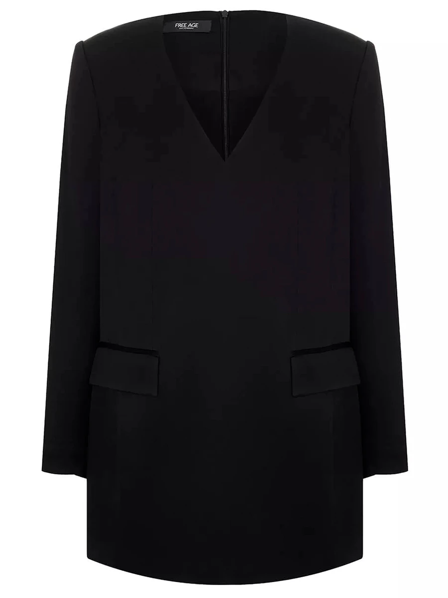 Платье однотонное