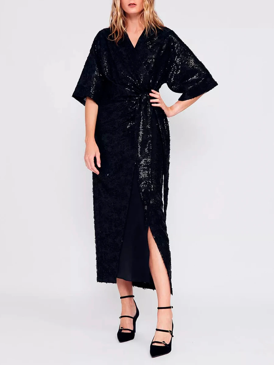 Платье с пайетками