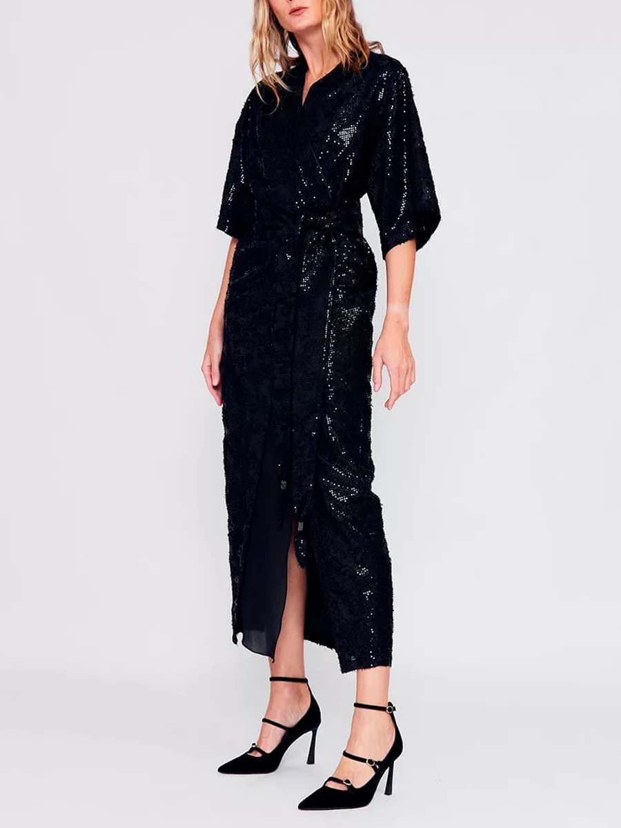 Платье с пайетками