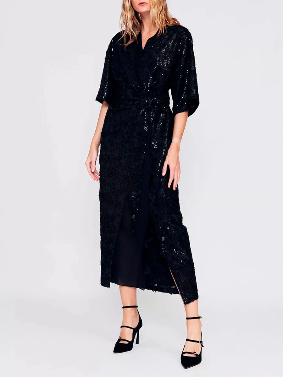 Платье с пайетками