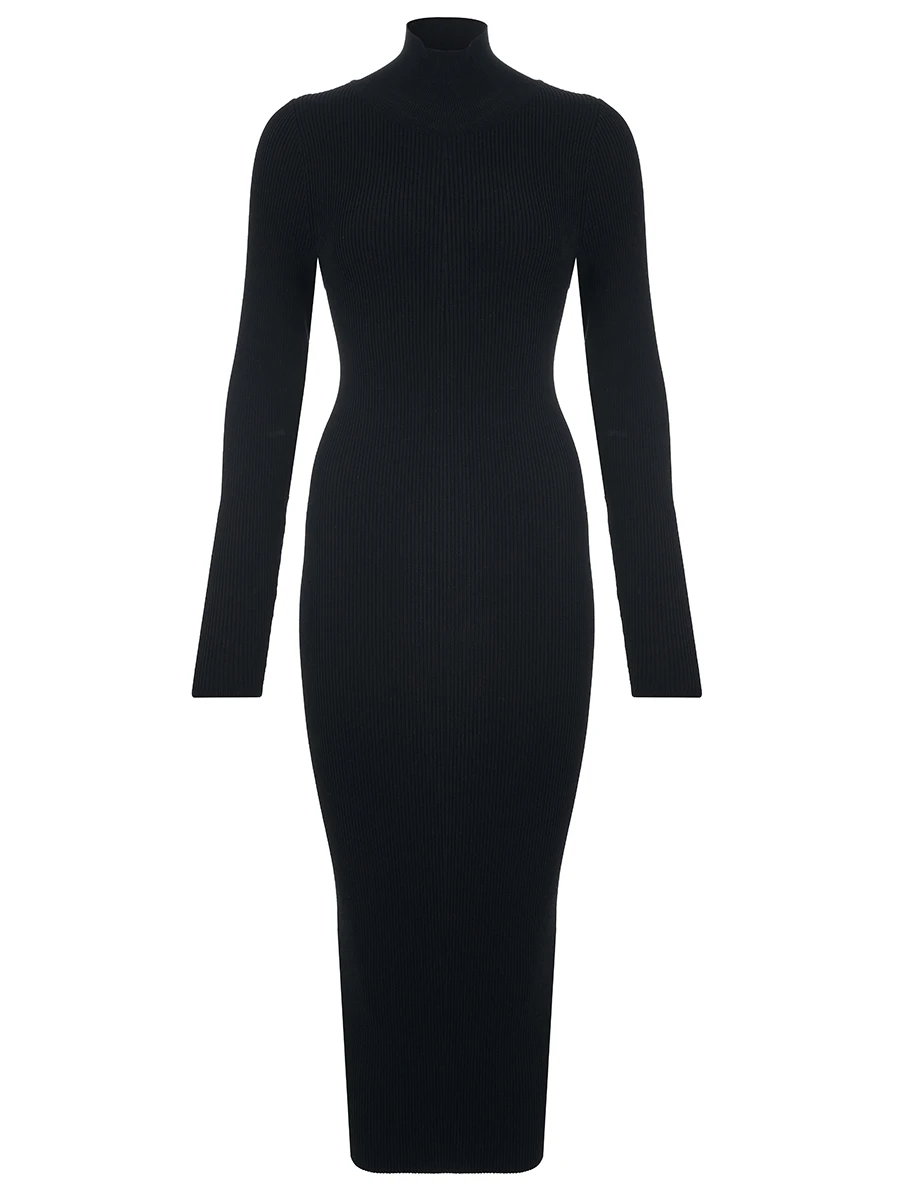 Платье из шелка и вискозы