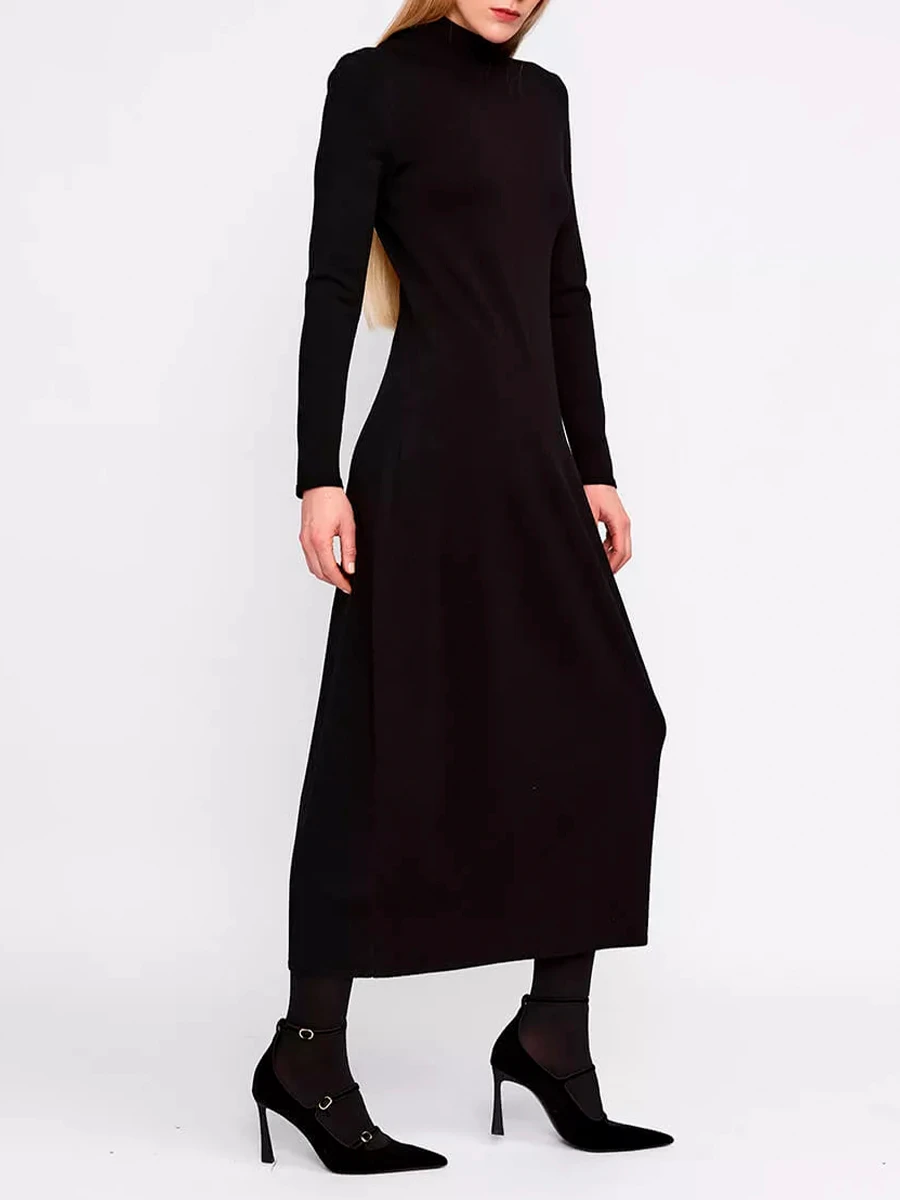 Платье из шелка и вискозы