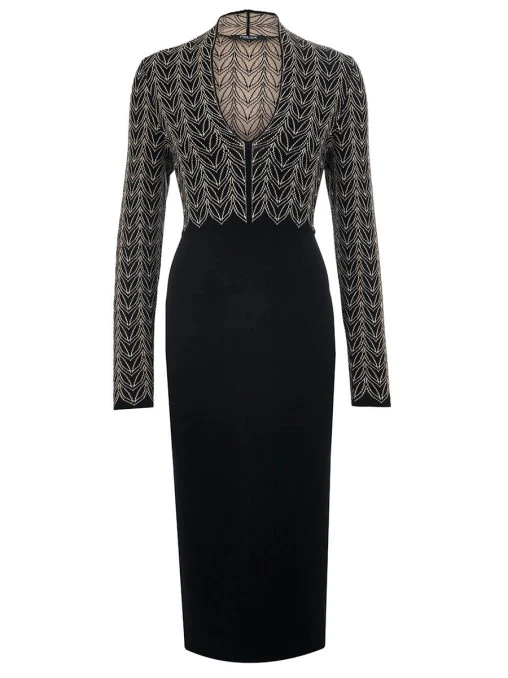 Платье из шелка и вискозы FREE AGE