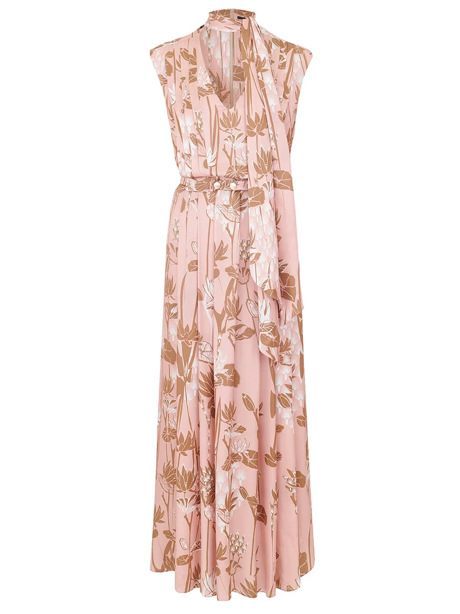 Платье из хлопка и шелка