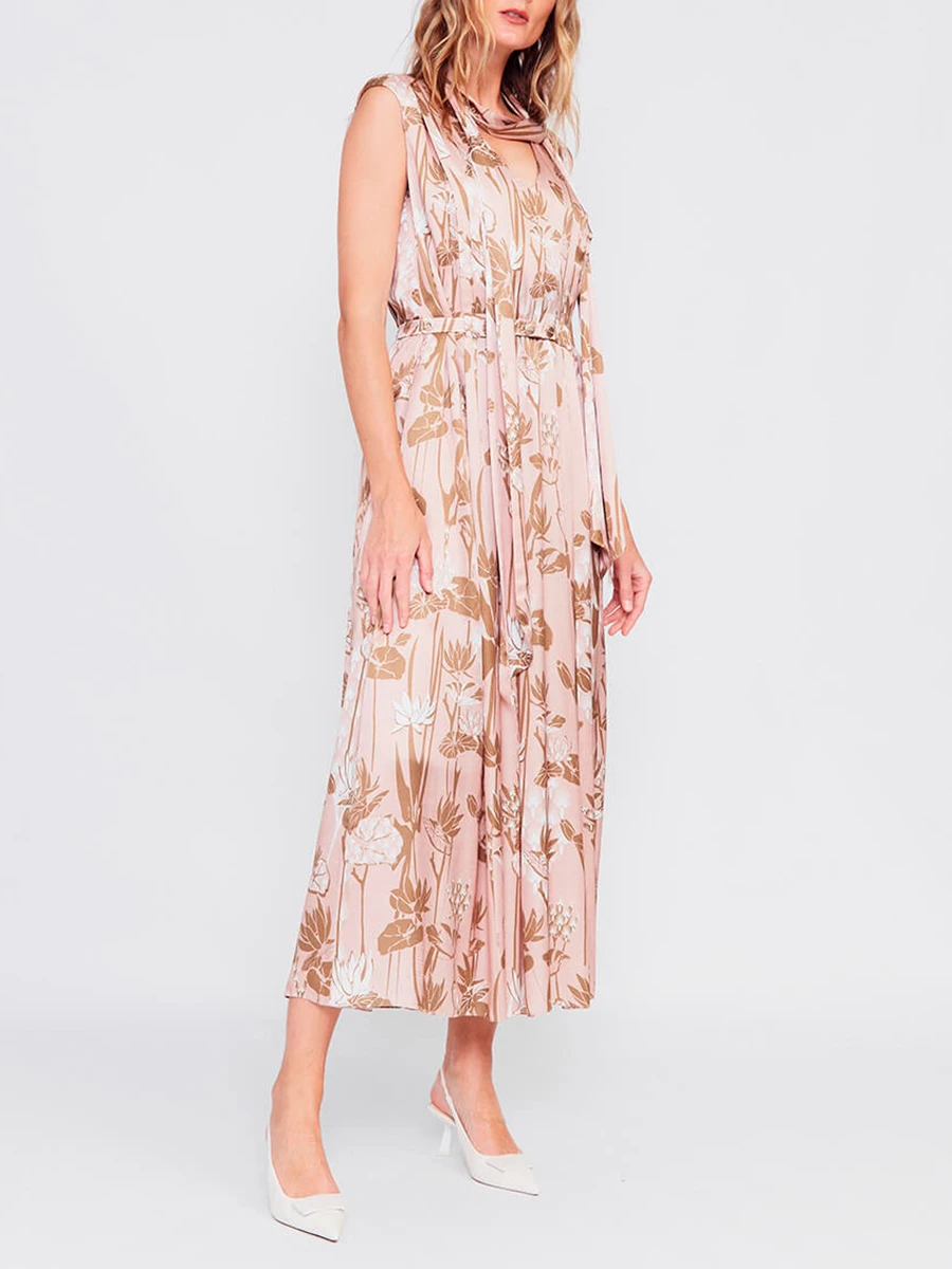 Платье из хлопка и шелка