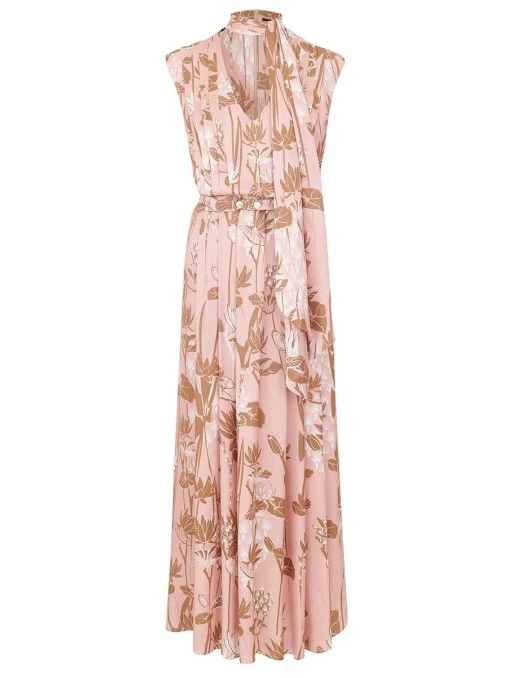 Платье из хлопка и шелка FREE AGE