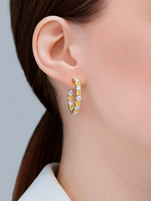 Серьги с бриллиантами CHAMOVSKIKH JEWELLERY HOUSE