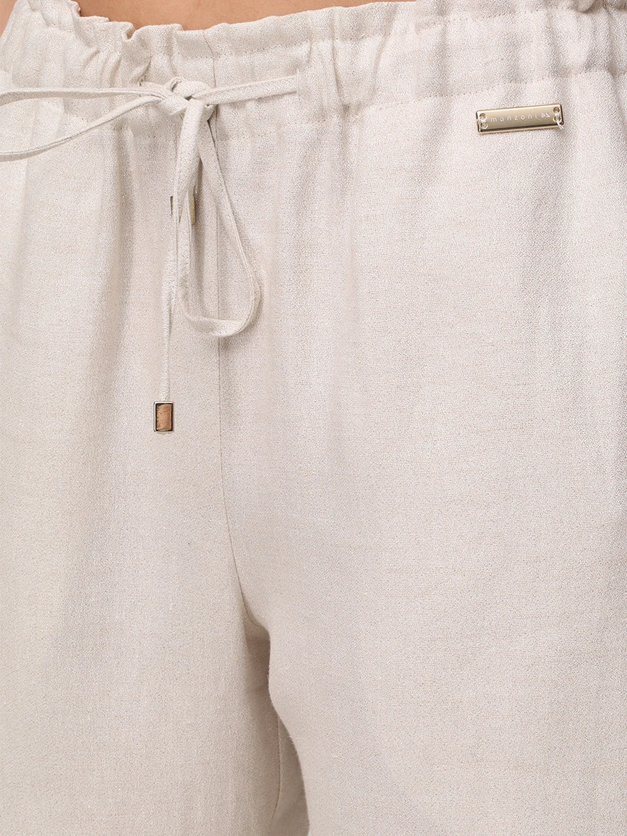 Брюки льняные