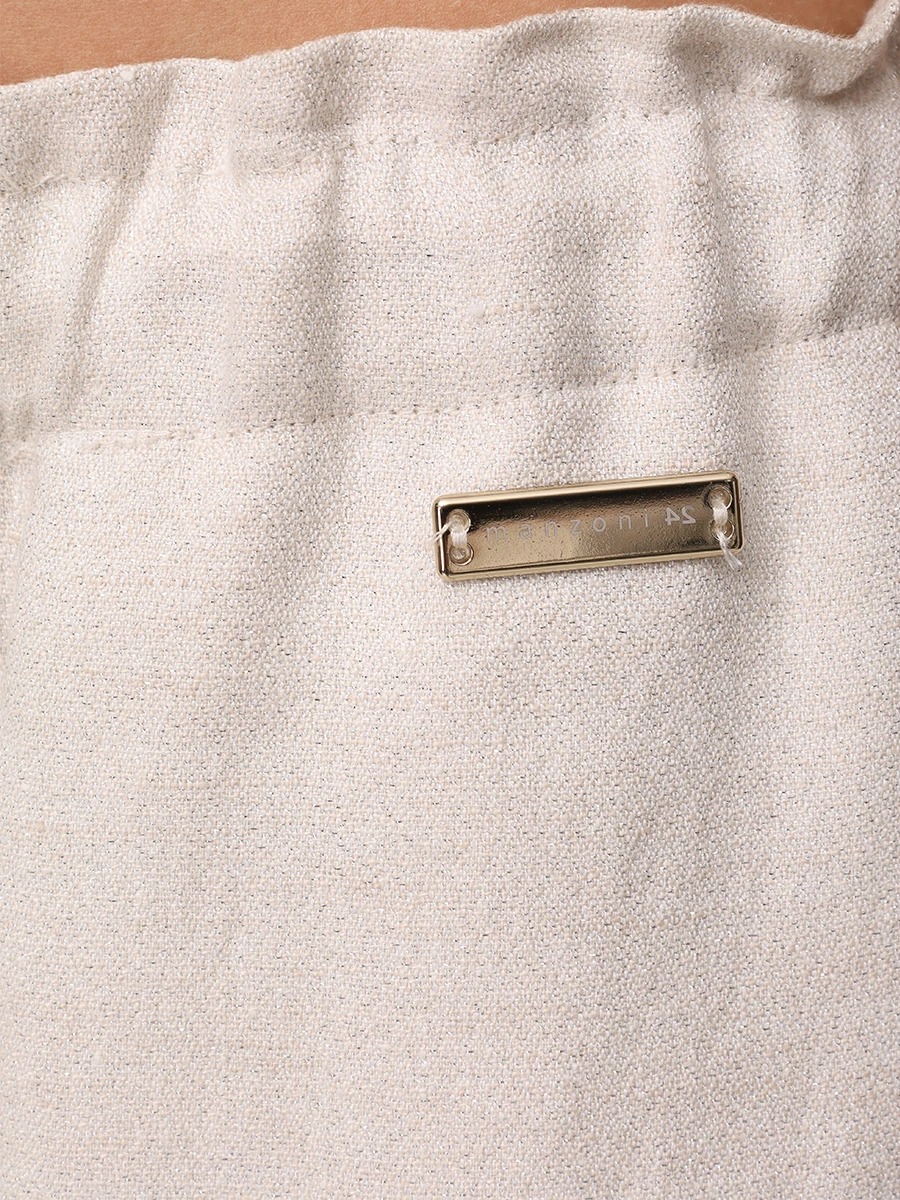 Брюки льняные