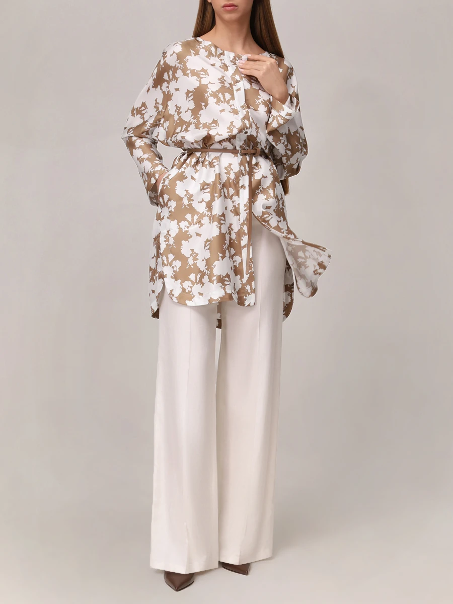 Блуза шелковая