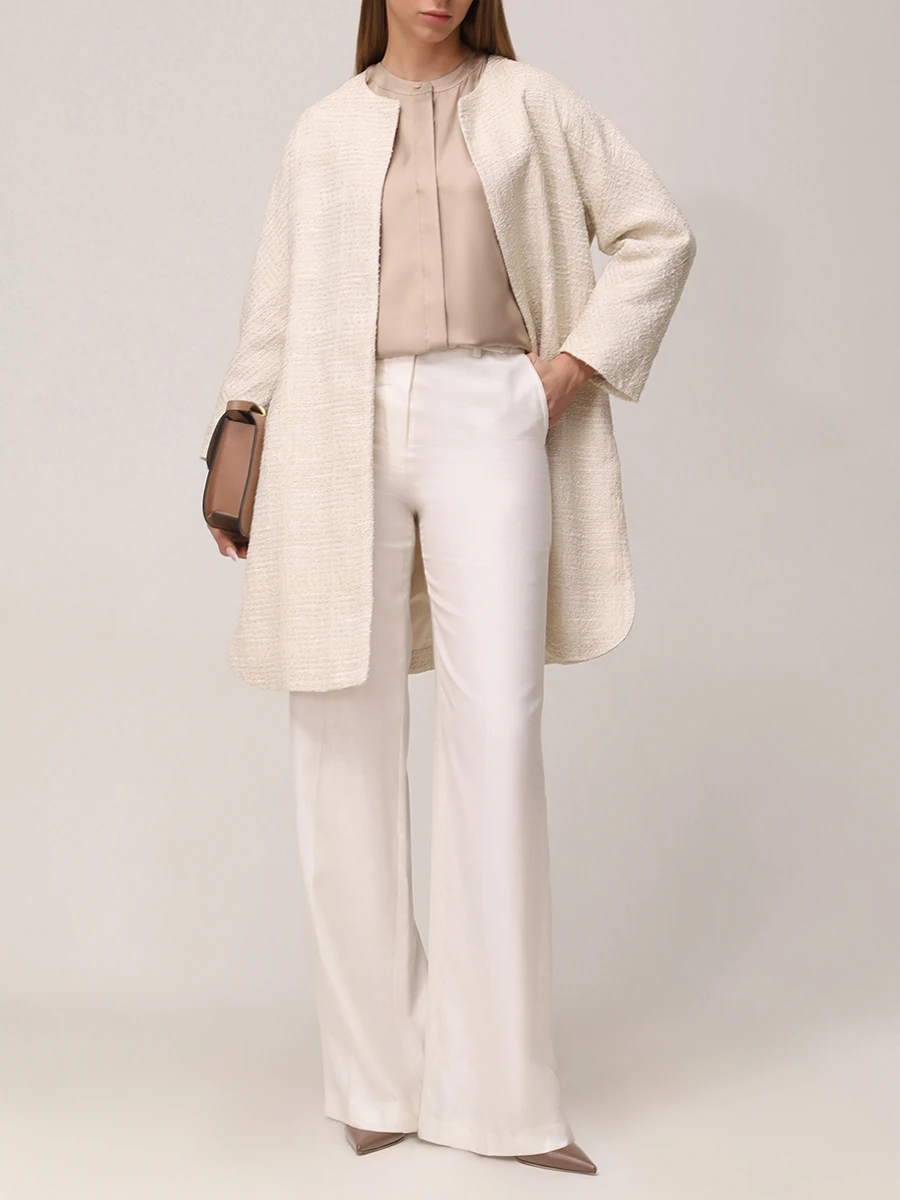 Пальто с люрексом