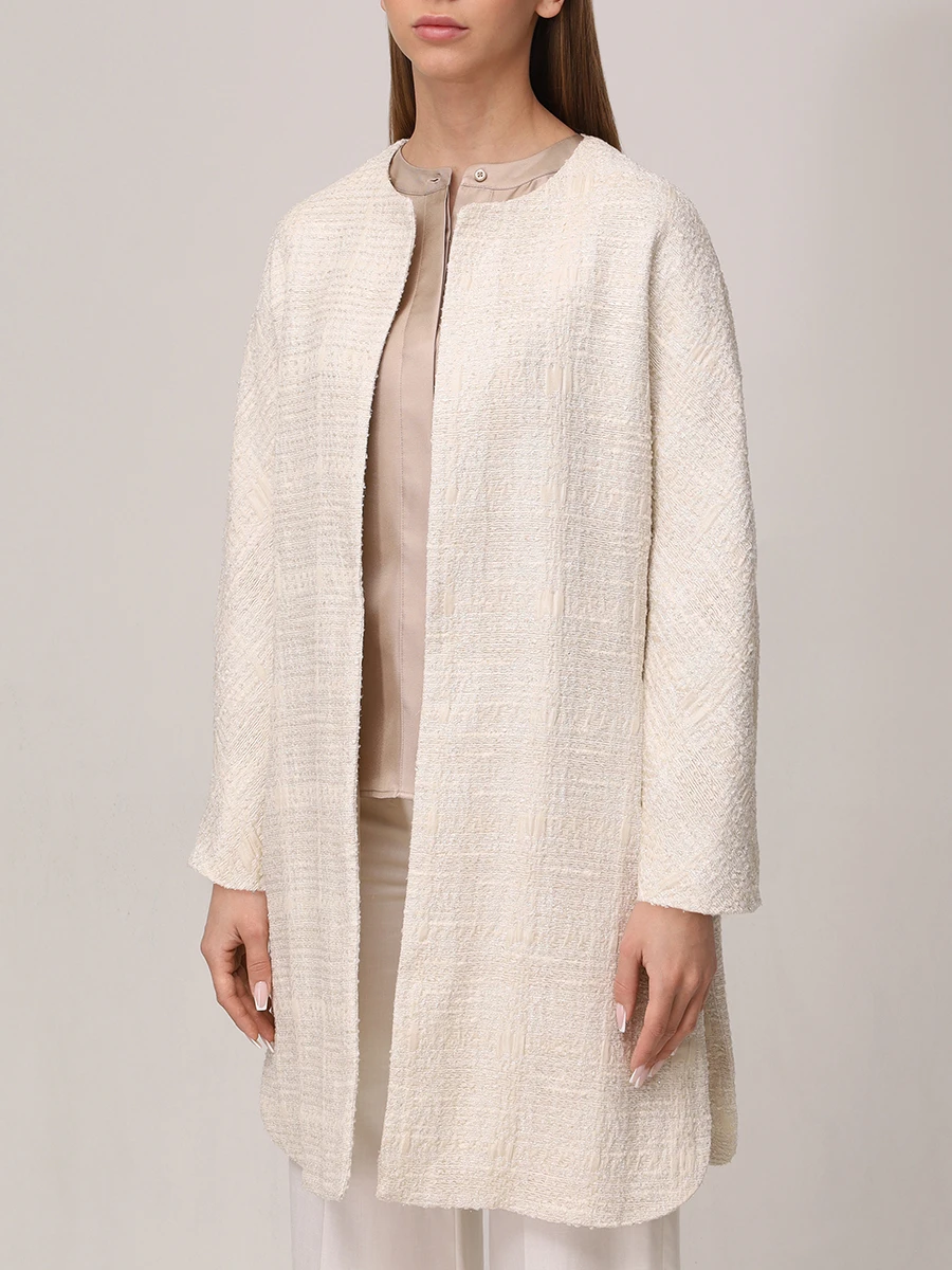 Пальто с люрексом