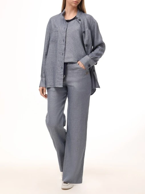 Брюки льняные MANZONI 24