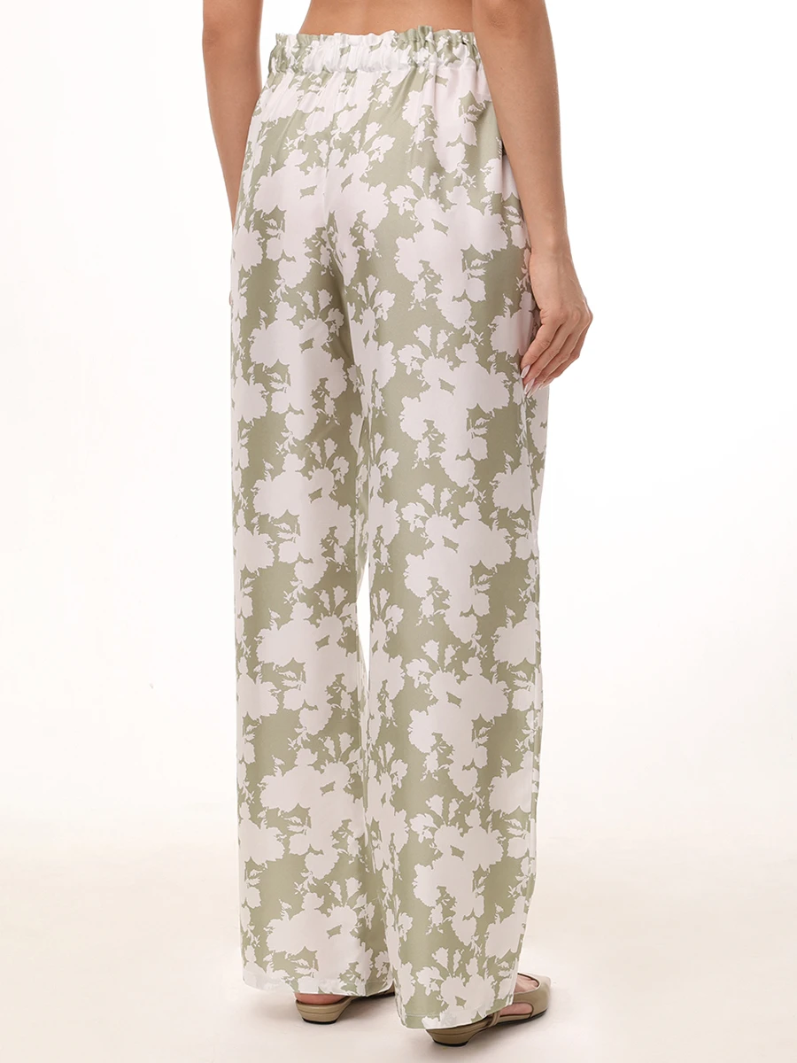 Брюки шелковые