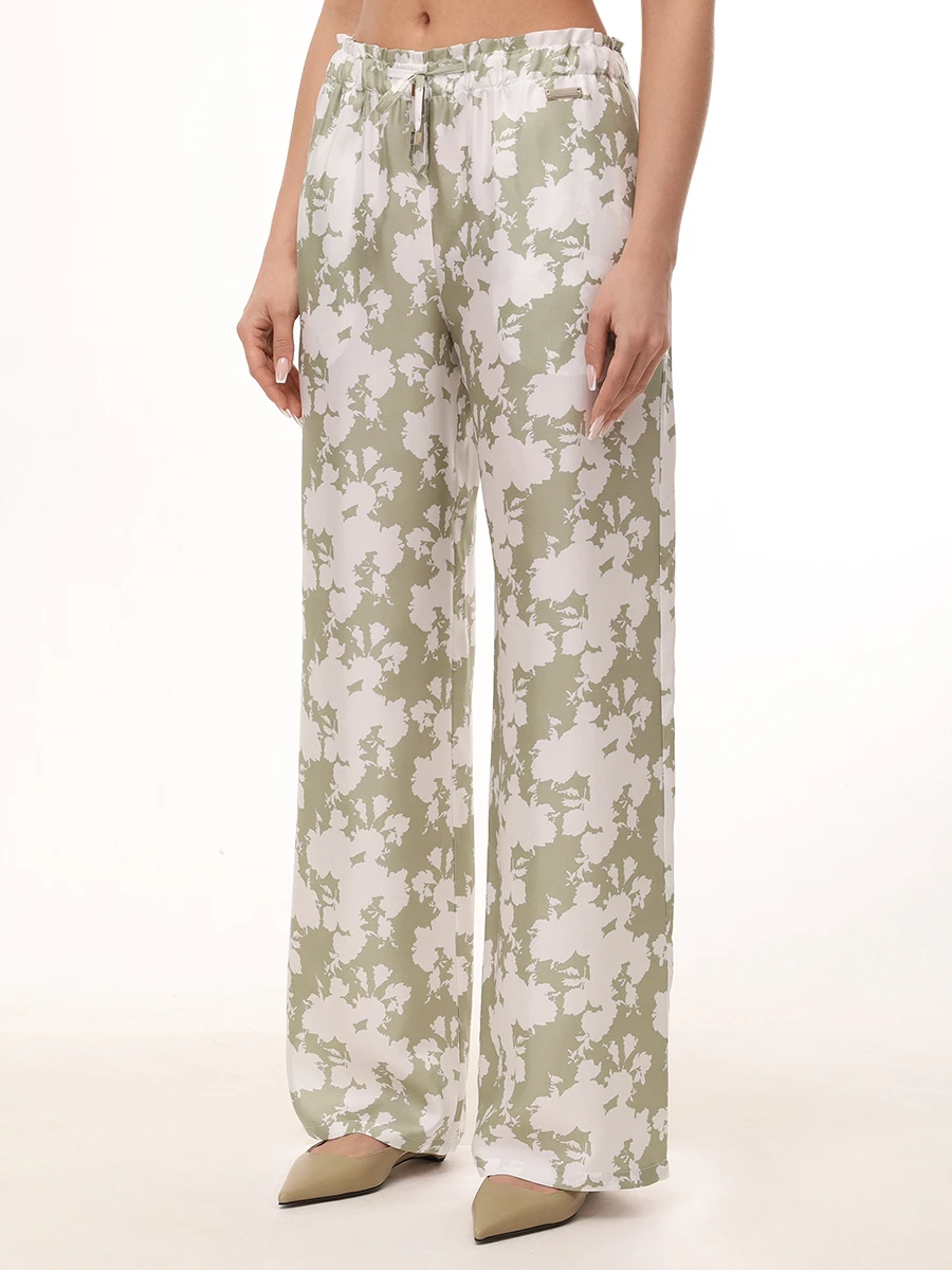 Брюки шелковые