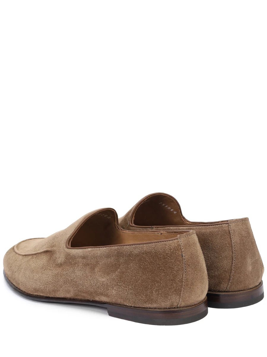 Лоферы замшевые