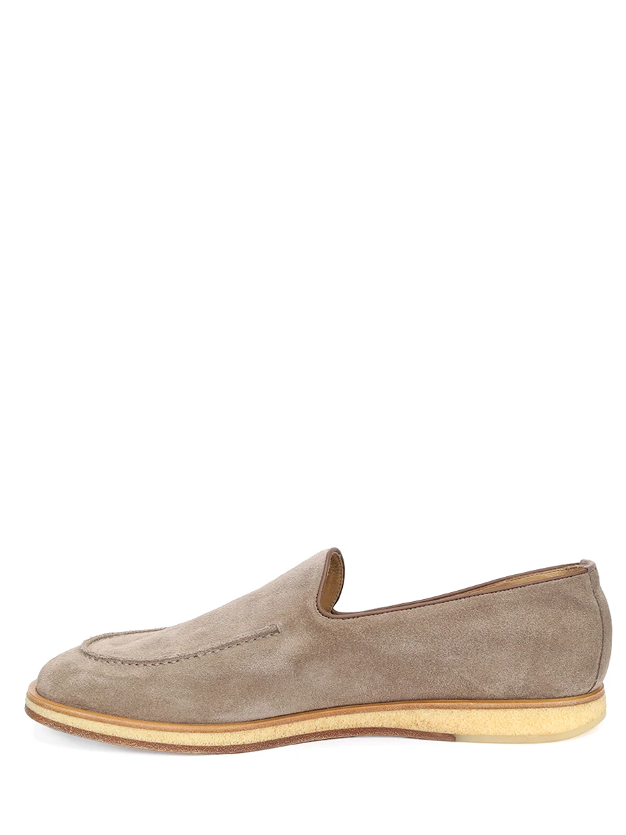 Лоферы замшевые