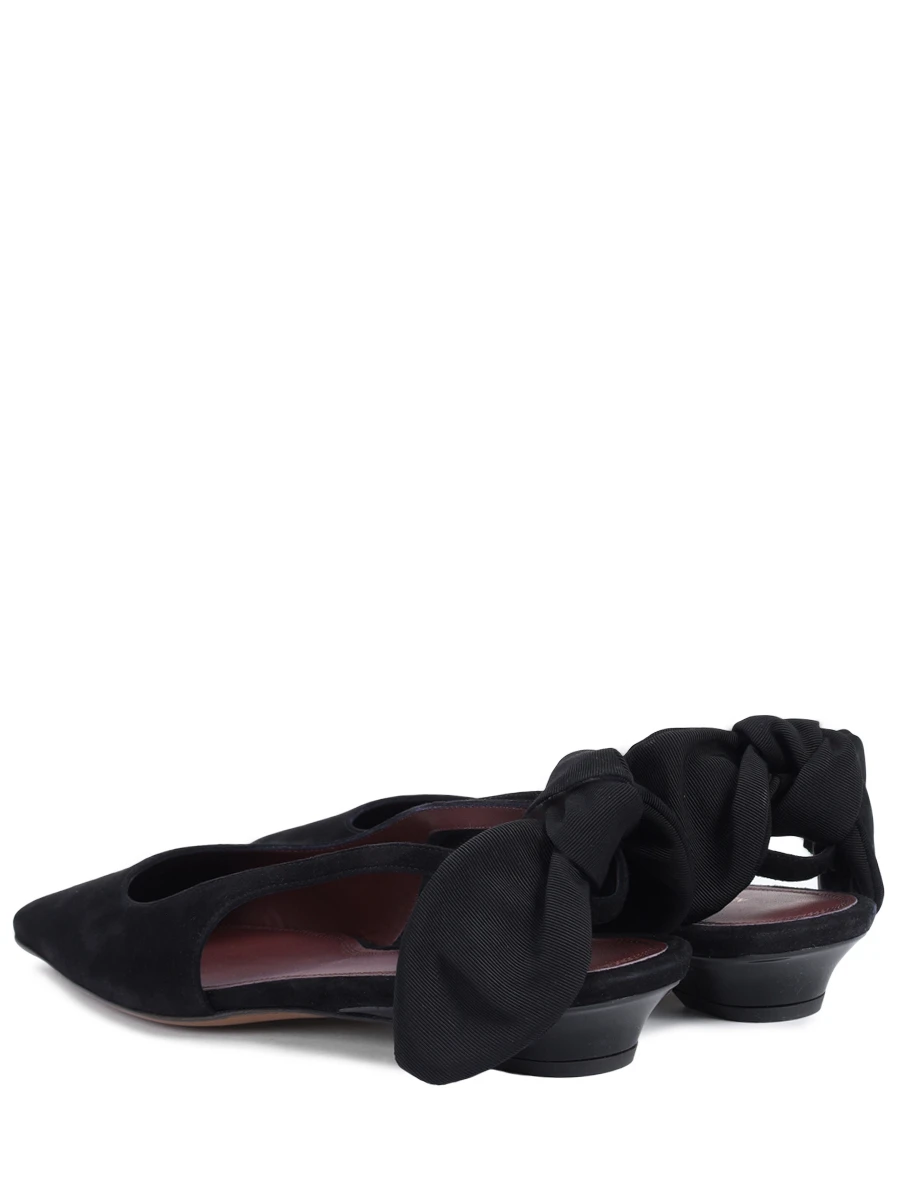 Балетки замшевые