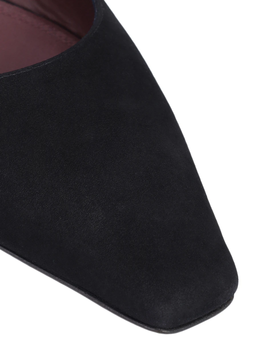 Балетки замшевые