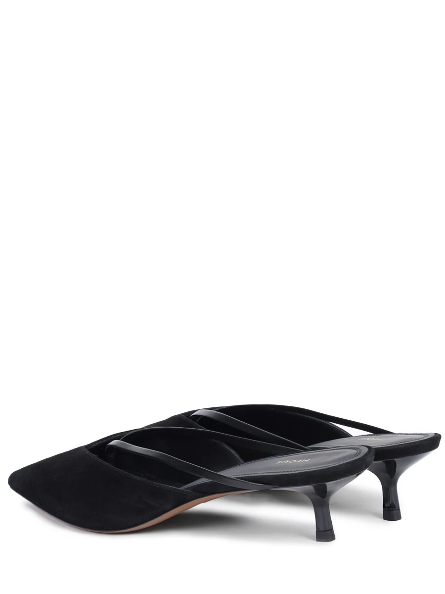 Мюли замшевые