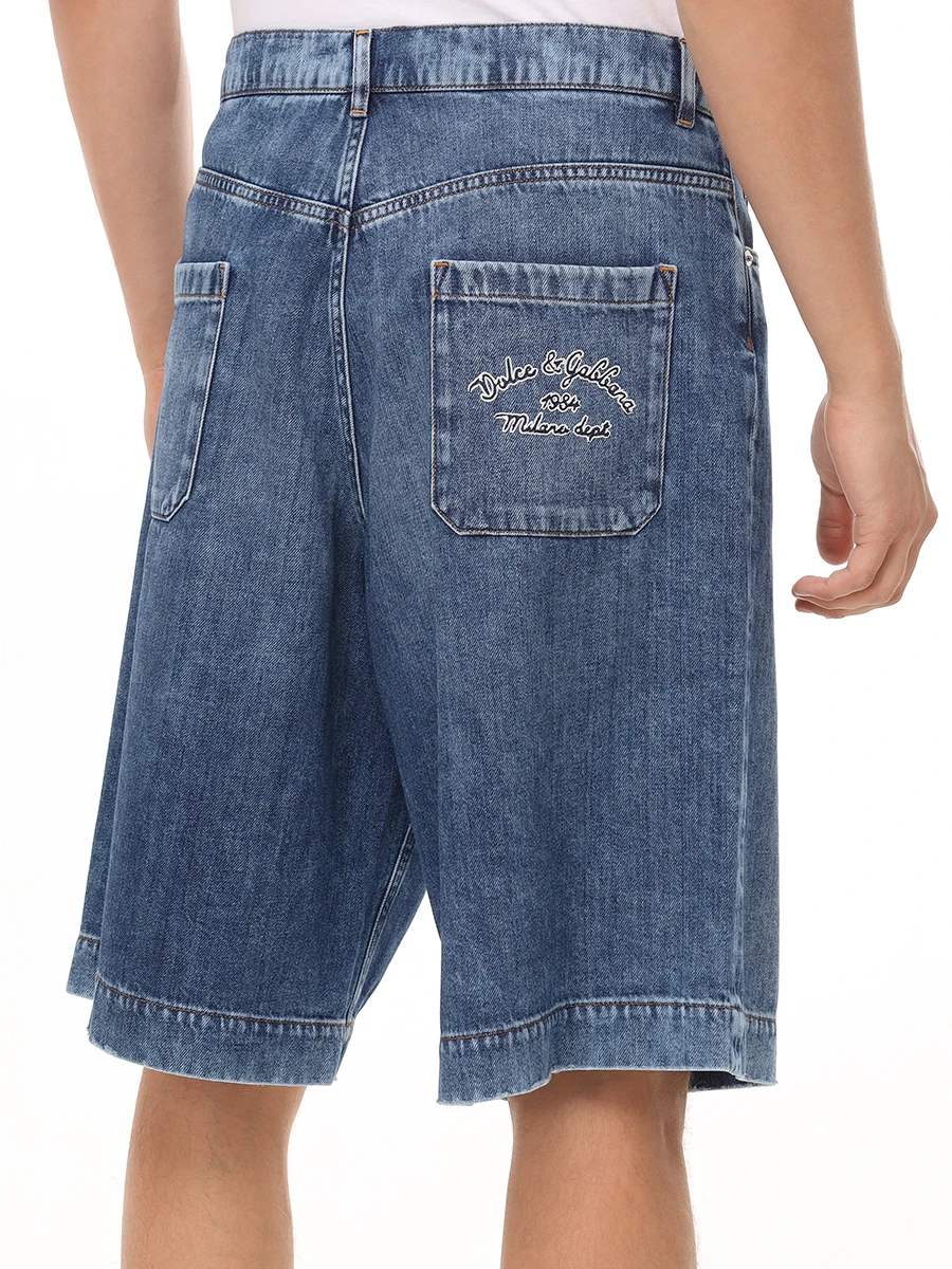 Бермуды джинсовые