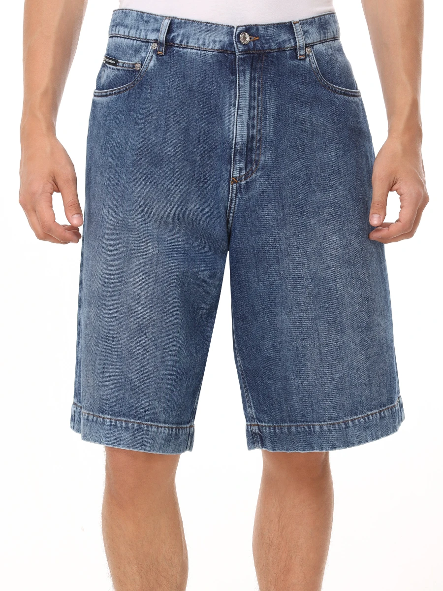 Бермуды джинсовые