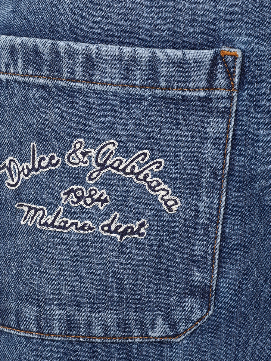 Бермуды джинсовые