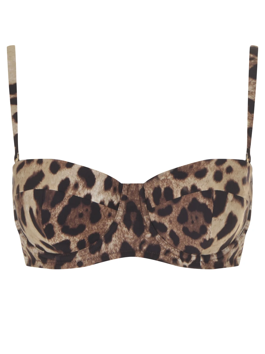 Лиф-балконет с принтом