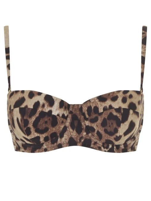 Лиф-балконет с принтом DOLCE & GABBANA