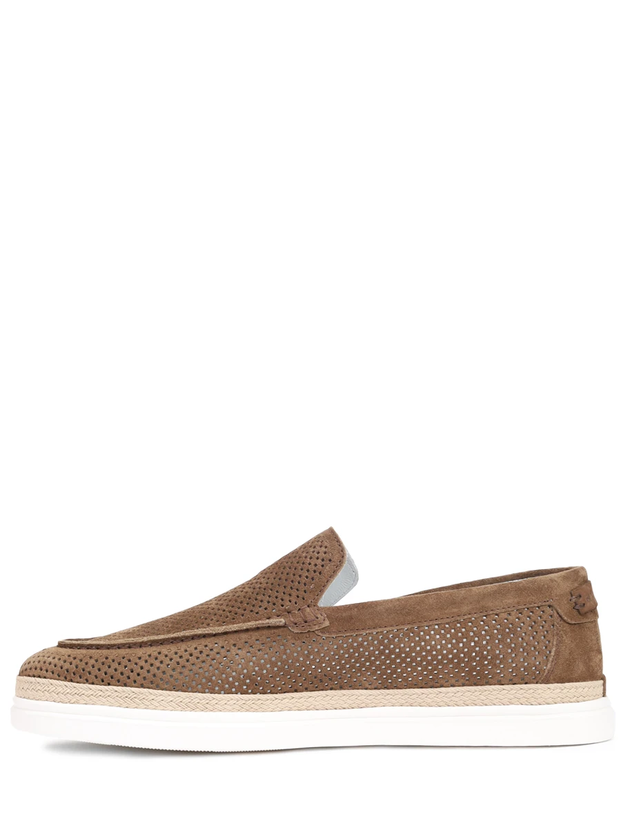 Лоферы замшевые