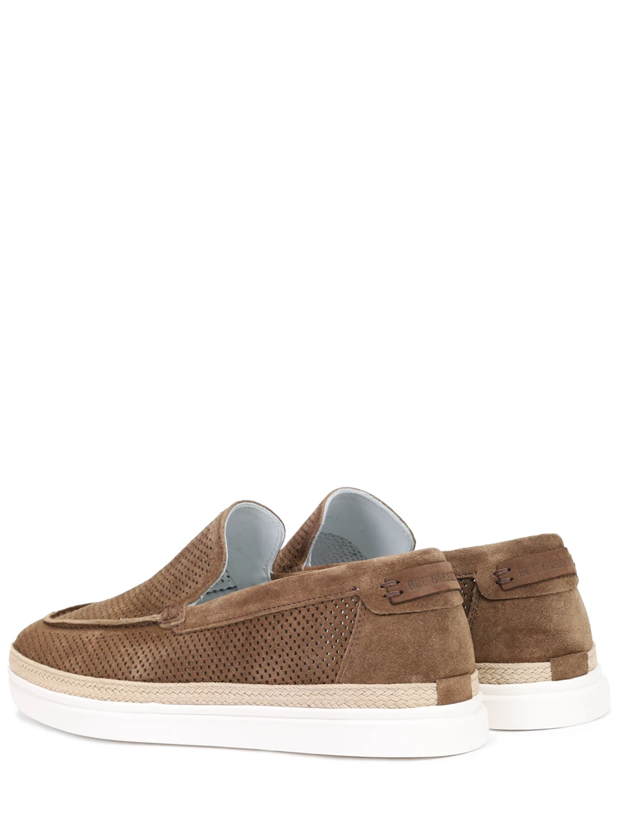 Лоферы замшевые