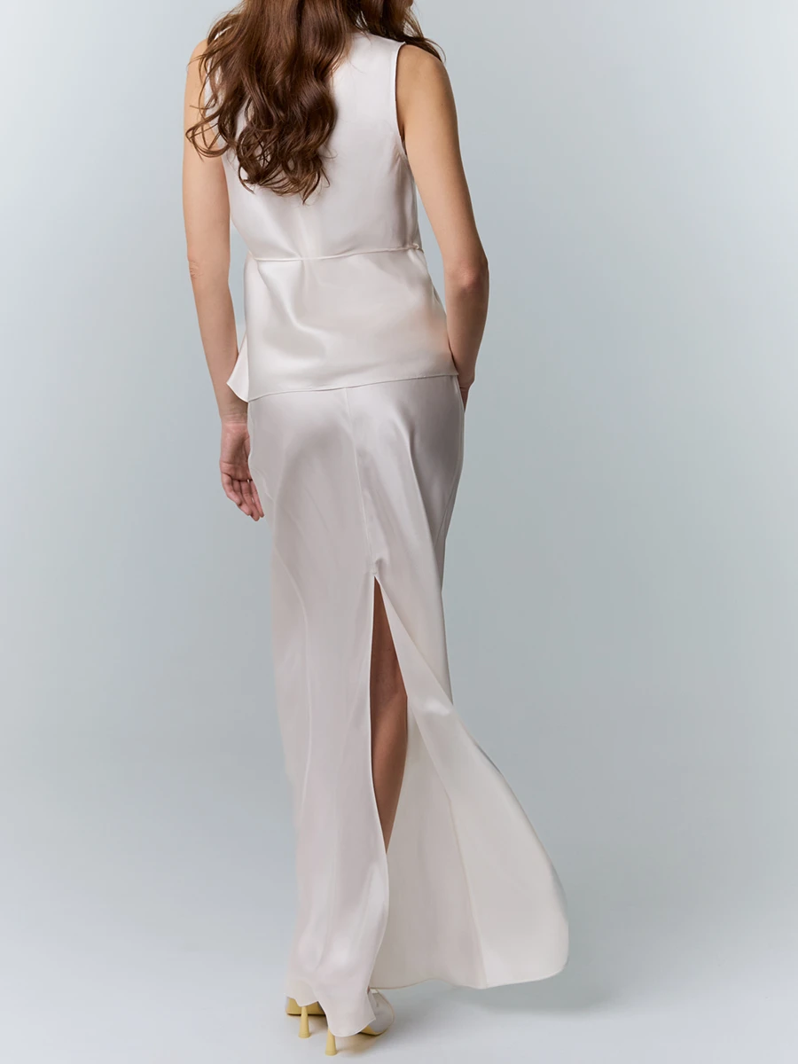 Топ из шелка и вискозы Harmonia