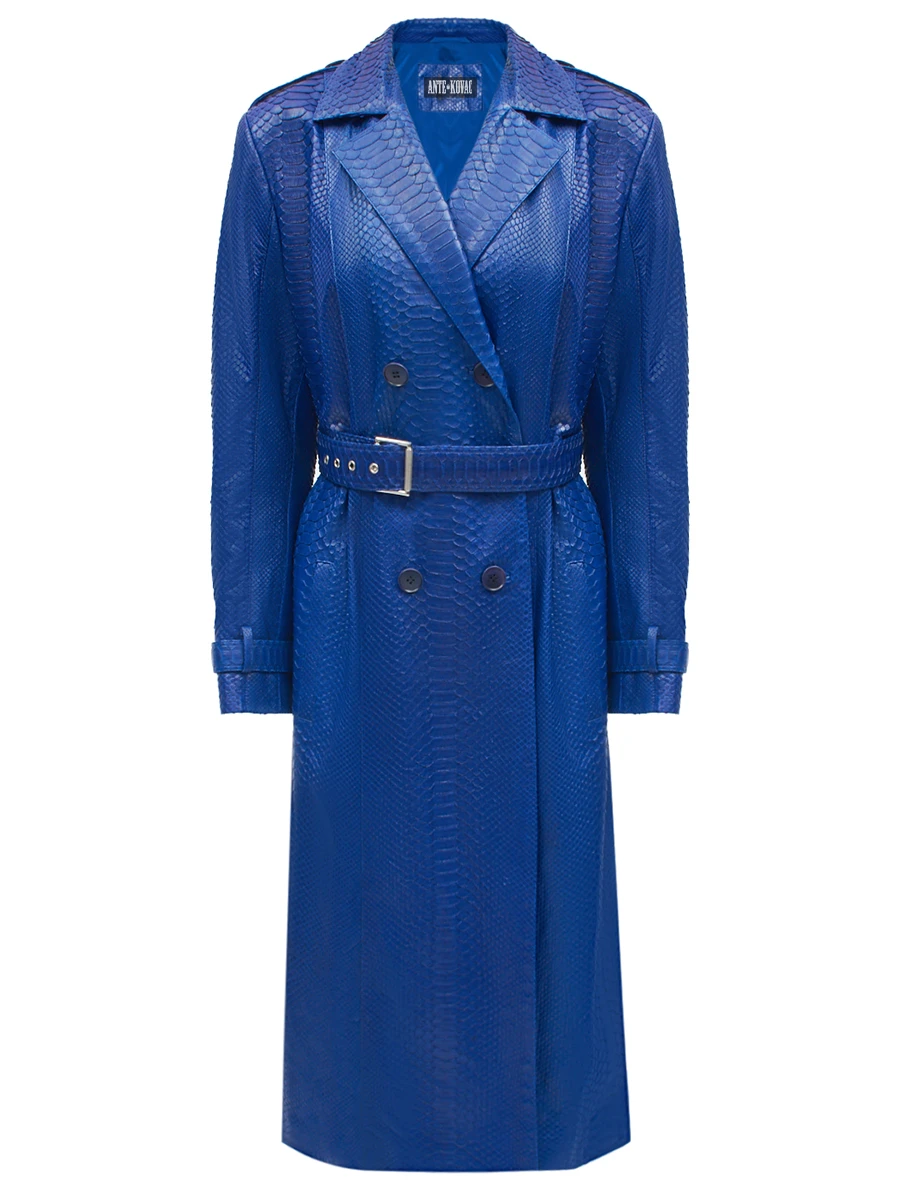 Тренч из кожи питона Electro Python